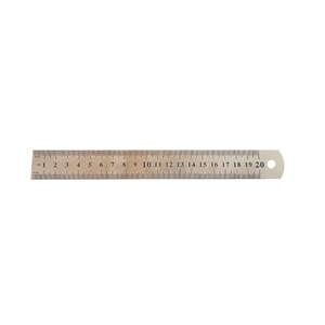 خط کش فلزی 20 سانتی متر کد 63