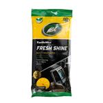 دستمال مرطوب خودرو ترتل واکس مدل Fresh shine Citrus بسته 24 عددی