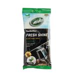 دستمال مرطوب خودرو ترتل واکس مدل FRESH SHINE بسته 24 عددی