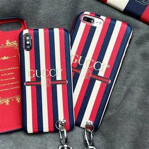 قاب چرمی طرح گوچی Gucci Leather Case iPhone X/Xs