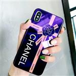 قاب پشت گلس چنل Chanel Back Glass Case iPhone Xr