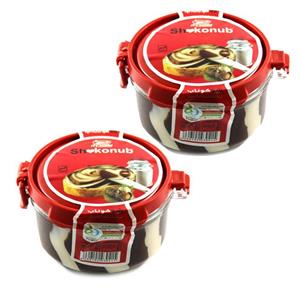 شکلات صبحانه شوکوناب دو رنگ آی سودا - 250 گرم بسته 2 عددی