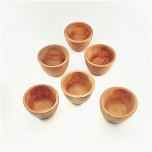 کاسه چوبی کد br0010 , مجموعه ۶ عددی