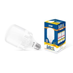 لامپ ال ای دی 20 وات دلتا مدل اطلس پایه E27  بسته 2 عددی Delta 20W LED Atlas Lamp E27 PCS 2