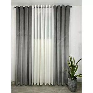 پرده مدل پانچ مخمل کالیفرنیا سایز 280*140 سانتی متر