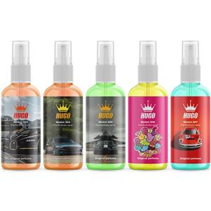 اسپری خوشبو کننده خودرو هوگو مدل G-5 حجم 50 میلی لیتر بسته 5 عددی