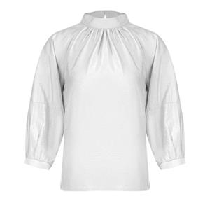 بلوز زنانه سرژه مدل 204626  رنگ سفید