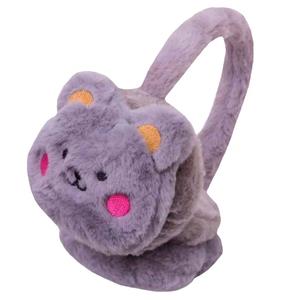 گوش گیر زمستانی بچگانه مدل هدفونی پشمی طرح تدی