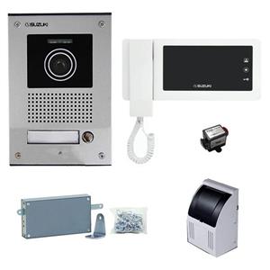 مانیتور دربازکن تصویری سوزوکی مدل 415M-4UCM به همراه محافظ ولتاژ مانیتور