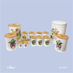 سرویس آشپزخانه 15 پارچه یونیک مدل کاکتوس کد 8070