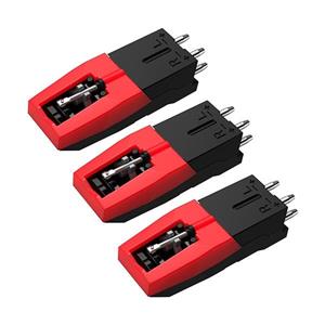 سوزن پیکاپ گرامافون مدل M002-R بسته 3 عددی