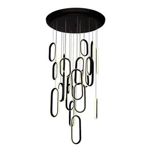 چراغ آویز مدرن چشمه نور کد L6412/21BK
