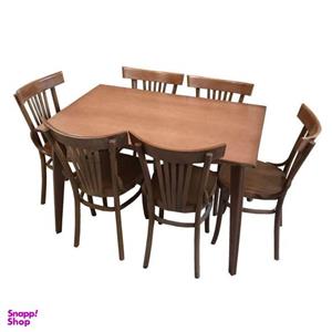 میز و صندلی ناهار خوری 6 نفره مدل لهستانی L06