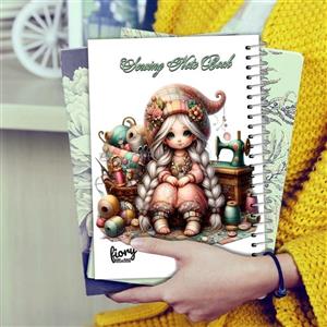 دفتر خیاطی 75 برگ مستر راد مدل الیزابت کد fiory 2611