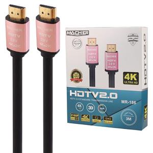 کابل HDMI مچر کد 4K مدل MR-186 طول 3 متر