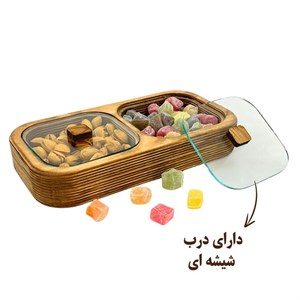 اردو خوری مدل چوبی درب‌ دار کد OD182 -