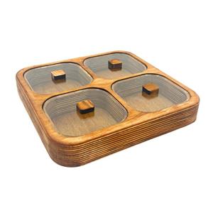 اردو خوری مدل چوبی درب‌ دار کد OD184 -