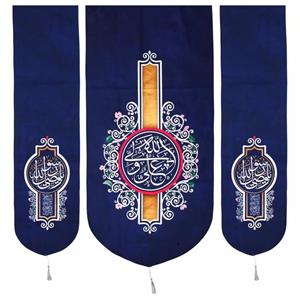 پرچم خدمتگزاران طرح علی ولی الله و وصی رسول الله کد 30002006 مجموعه 3 عددی