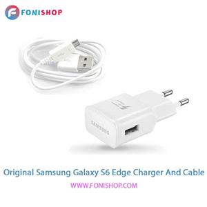 کابل شارژ  Samsung Galaxy S6/S6 Edge Lightning Cable کابل شارژ اصلی گلکسی S6 , S6 edge Galaxy S6 1.2m MicroUSB Cable