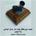 جعبه موزیکال کوکی گرامافون دار بااهنگ Jane Maryam