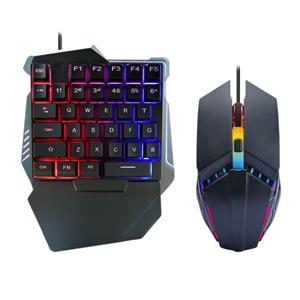 کیبورد و ماوس مخصوص بازی مدل l98i G506 - مشکی