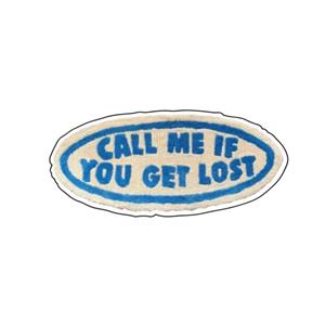 برچسب مدل نوشته آبی