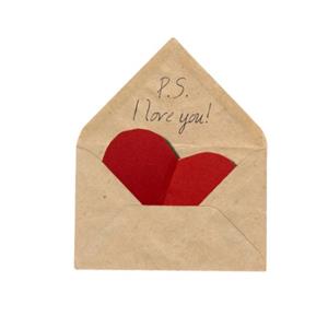 برچسب مدل نامه قلبی