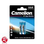 باتری دوتایی نیم قلمی دیجی آلکالاین کملیون مدل Camelion Digi Alkaline LR03 1.5V