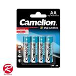 باتری چهارتایی قلمی دیجی آلکالاین کملیون مدل Camelion Digi Alkaline LR6 1.5V