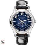 ساعت مچی پتک فیلیپ مردانه فول تقویم سیلور سرمه ای Patek Philippe Annual Calendar