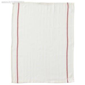 دستمال نخی ایکیا مدل TEKLA Ikea Tekla Towel white and Red 