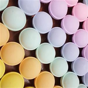 بسته 10 عددی کوکتل پدیکور طرح توپی 80 گرمی ( بمب حمام )