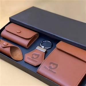 ست مدیریتی چرم طبیعی صادراتی