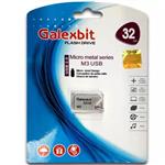 فلش 32 گیگ MICRO METAL M3 USB2 GALEXBIT گارانتی تلاش و مادام