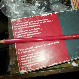 مداد آبرنگی تک رنگ قرمز کرن داش