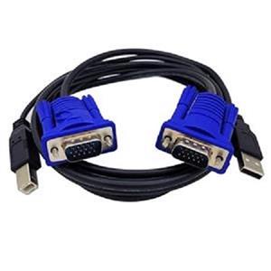 کابل kvm usb 2 با متراژ1.5متر