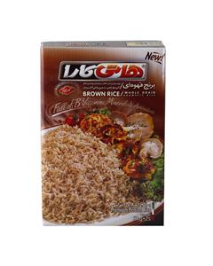 برنج قهوه ای 2  کیلویی هاتی کارا Hoti Kara Brown Rice 2000gr