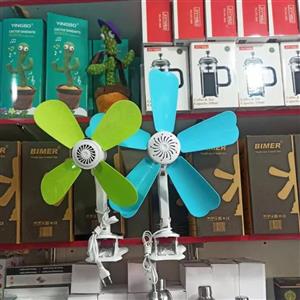 پنکه  گیره ای 5 پره دور تند  رنگ آبی