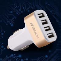 شارژر فندکی  Joyroom C-M401 4 USB Adaptor Cable USB Car Charger شارژر فندکی 5v 4.2A جویرم