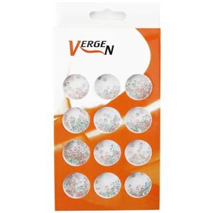 نگین ناخن ورگن مدل GS110 بسته 12 عددی Vergen GS110 Nail Jewelry Pack Of 12