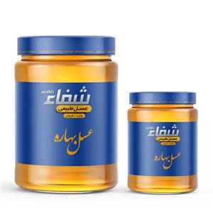 عسل  بهاره ی چند گیاه منطقه زاگرس ، دشت بلداجی ، نیم کیلو