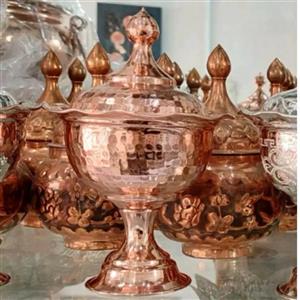 قندان مسی چکشی .