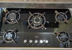 اجاق گاز شیشه ای پنج شعله