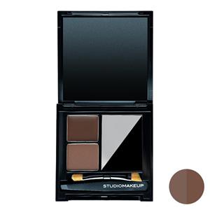 سایه ابرو استودیو میکاپ مدل Perfecting Kit شماره 02