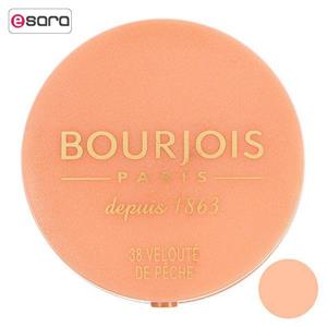 رژ گونه بورژوآ شماره Veloute DE Peche 38