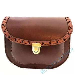 کیف رودوشی چرم طبیعی دستدوز مدل ونوس