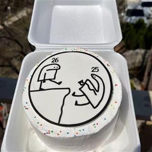 کیک تولد(ارسال با پیک بصورت پس کرایه میباشد)