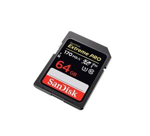 کارت حافظه SanDisk 64GB Extreme SDXC UHS-I Card C10 U3 4K 