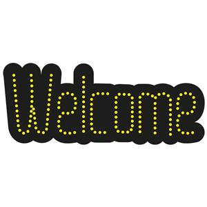 تابلو ال ای دی طرح Welcome کد 10385