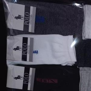 جوراب مردانه ساق بلند جین 12 تایی در رنگ های متنوع